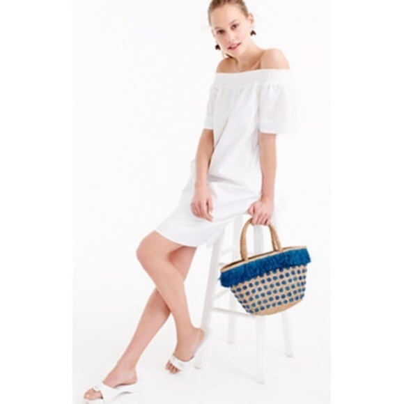 J. Crew Dresses & Skirts - NWT J. Crew White Cotton Off the Shoulder Dress 16